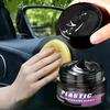 Plastic & Rubber Repair Paste - Automobile Plastic Parts Refurbishment Paste, Tire Coating, Black Glossy Dashboard Repair for Ye