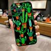 IK74 Watercolour Cacti Phone Case for Samsung Galaxy A11 A12 A13 A15 A52S A53 A55 A56 A70 A71 A72 A73 F06 F16 F56 S10 Plus S10e
