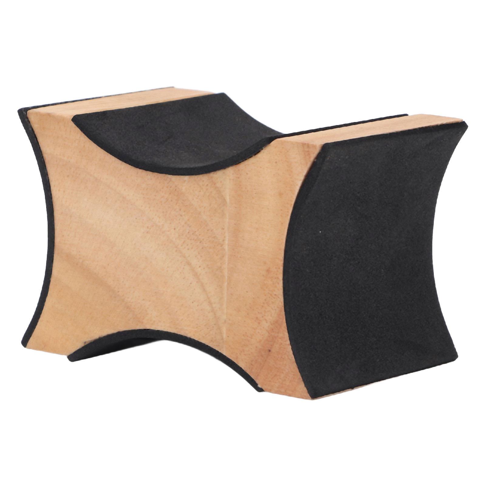 

Подставка для грифа гитары 2 высоты, прочная деревянная опора, мягкая губчатая подушка для грифа гитары