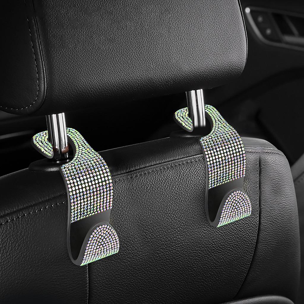 1PC Car Seat Headrest Hook for Auto Back Seat Organizer Hanger Storage Holder for Handbag Purse Bags Coats Universal