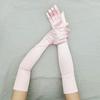 Extended ceremonial gloves satin stretch satin gloves retro party cosplay ladies gloves fashion wedding gloves