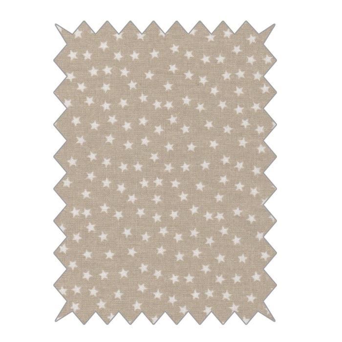 Tissu en coton à étoile beige 100x70cm - Rayher Beige