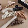 4PCS soft hairpin shark clip hairpin soft anti-collision protection rear head clip hair anti-drop durable grab clip