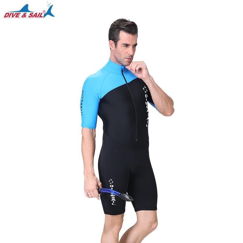 1.5mm Short Sleeve Pants Wetsuit Snorkeling Surfing Swimming