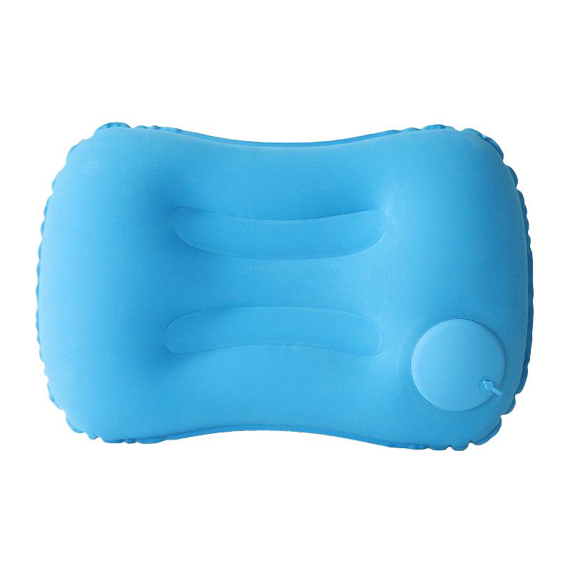 Automatic Inflatable Pillow: Portable Outdoor/Indoor Lumbar & Neck Support for Travel, Office Nap