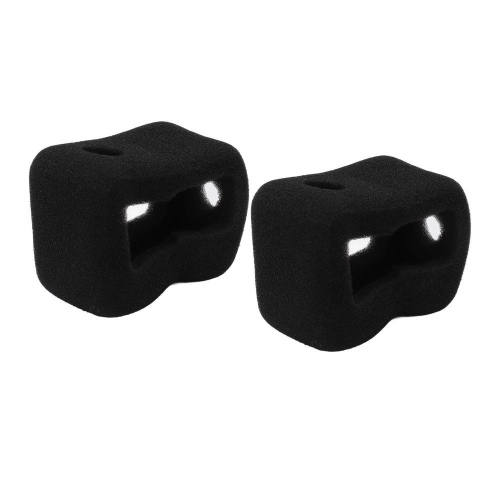 

2pcs Sponge Sponge Cover Windproof Protective Housing Frame Case Noise Reduction Wind Noise Reduction for Gopro Hero 12/11/10/9