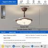 Retro French Creamy Ceiling Fan Light for Living Room, Dining Room, and Children's Bedroom