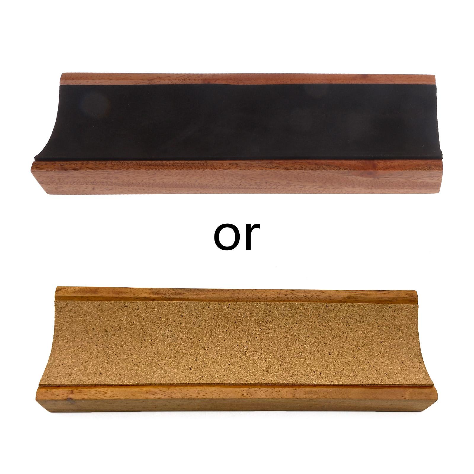 

Guitar Beech Wood Neck Rest Long Neck Support Stand Guitar Bass Neck Rest Guitar Fretwork Cork Lined Repairing Accessory