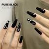 2025 Classic Extra Black Gel Polish - Pure Black Base for Versatile Nail Art
