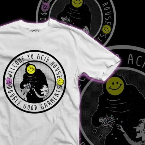 

Welcome To Acid House Raven Edm Dj Mens T Shirt 4XL