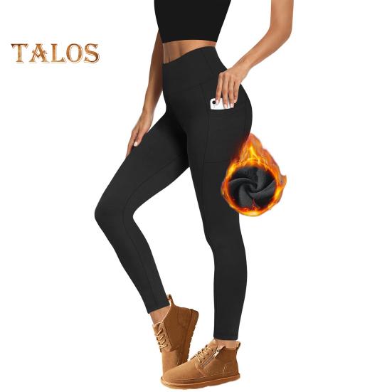 

Женские леггинсы с высокой талией, бархатные, утолщенные, теплые, облегающие, с карманами, леггинсы для йоги на осень-зиму L