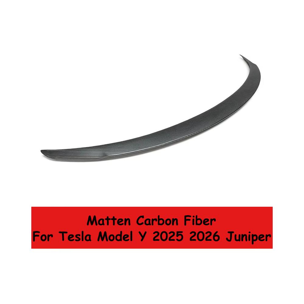 

For Tesla New Model Y Juniper 2025 2026 High Performance Spoiler Real Carbon Fiber Original Trunk Wing Accessories