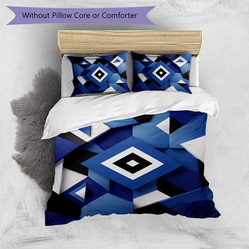 Hamburger SV Football Printed 3 Pieces Bedding Set, Comfortable Skin Friendly Bedroom Duvet Cover Set