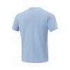 Li Ning Glory Series Sports Fashion Versatile Casual Breathable Crew Neck Logo Short Sleeve T-Shirt Men T-Shirts Blue ATSV693-4