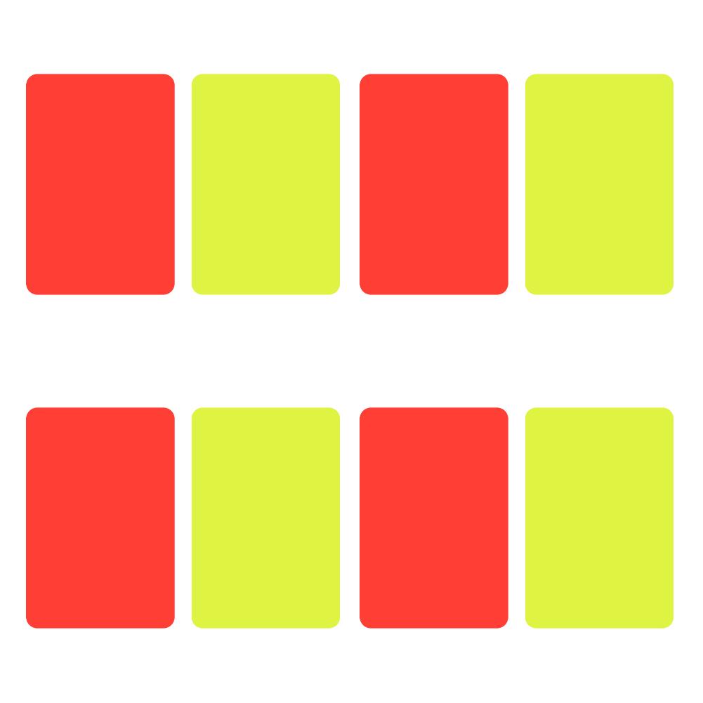 

Футбольна картка попередження та вилучення ПВХ Футбольний арбітр Червона Жовта картка Футбольний матч Тренувальні аксесуари Суддівське приладдя