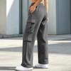 Women's High Waist Casual Joggers with Pockets Color Athletic Pants
