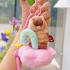 Plush Marmota Star Keychain Anime Backpack Pendant Cute Kids Gift Decoration