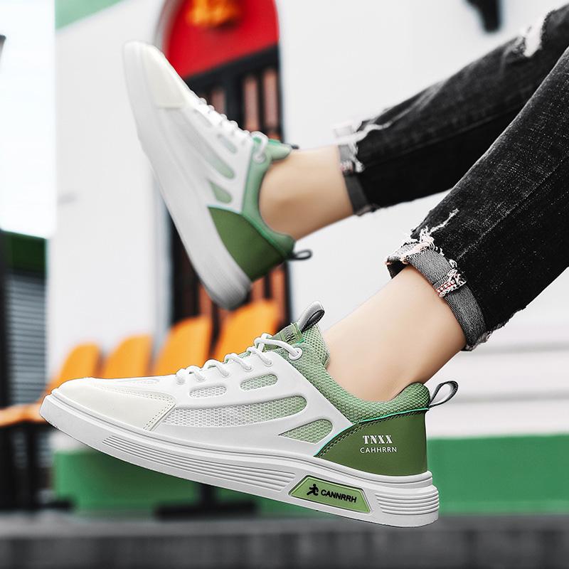 Men's Breathable Sneakers Trend High Quality Soft Sole Vulcanized Shoes Mens Lace-up Casual Tennis Shoes New Zapatillas