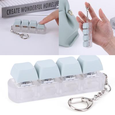 Jouet anti-stress pour enfants et adultes, porte-clés coloré, touche de clavier, jouet anti-stress, cadeau pour enfants et adultes