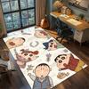 Crayon Shin-chan Large Gamer Rug Non Slip Washable Area Mat Bedroom Home Floor Decor