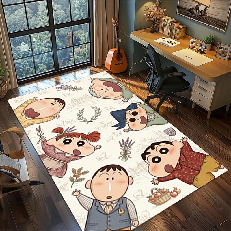 

Crayon Shin-chan Large Gamer Rug Non Slip Washable Area Mat Bedroom Home Floor Decor 60x90cm