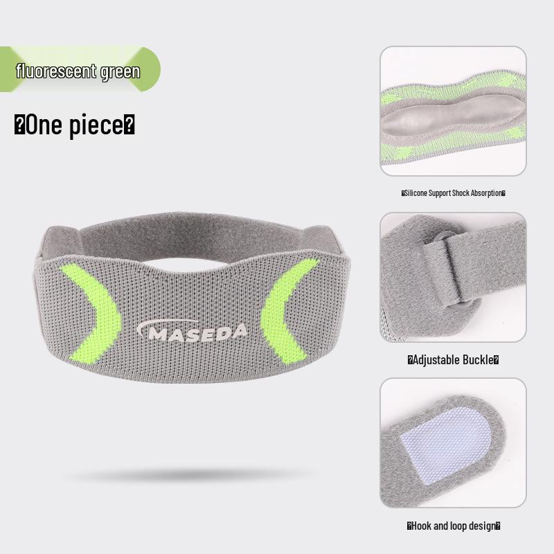 

Наколінник з плоскої в язки з ремінцем на надколінок і скакалкою для бігу, танців і спорту - Унісекс підтримка коліна One Size