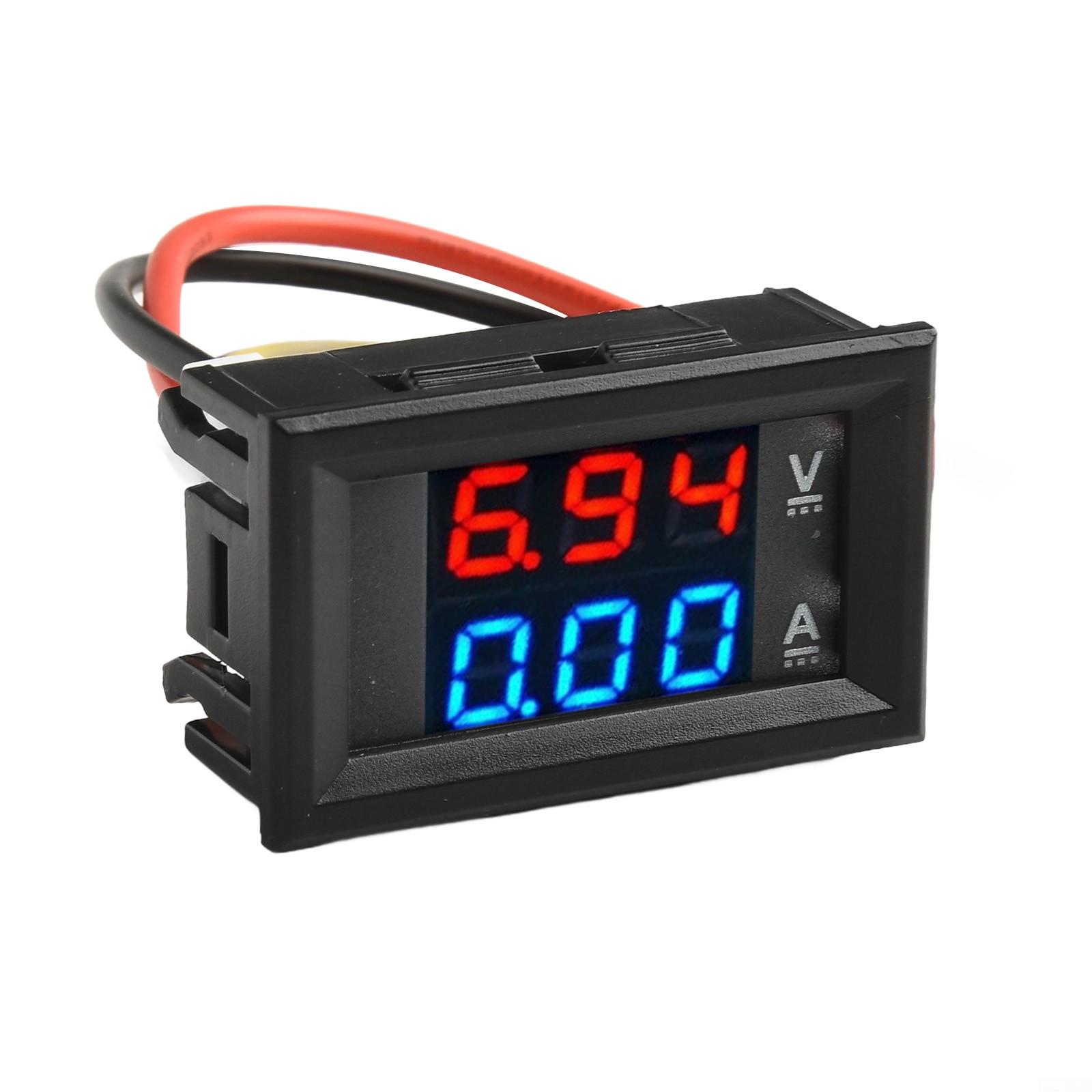 

100% Brand New Power Meter 3 Digit DC 100V 10A Dual LED High Quality