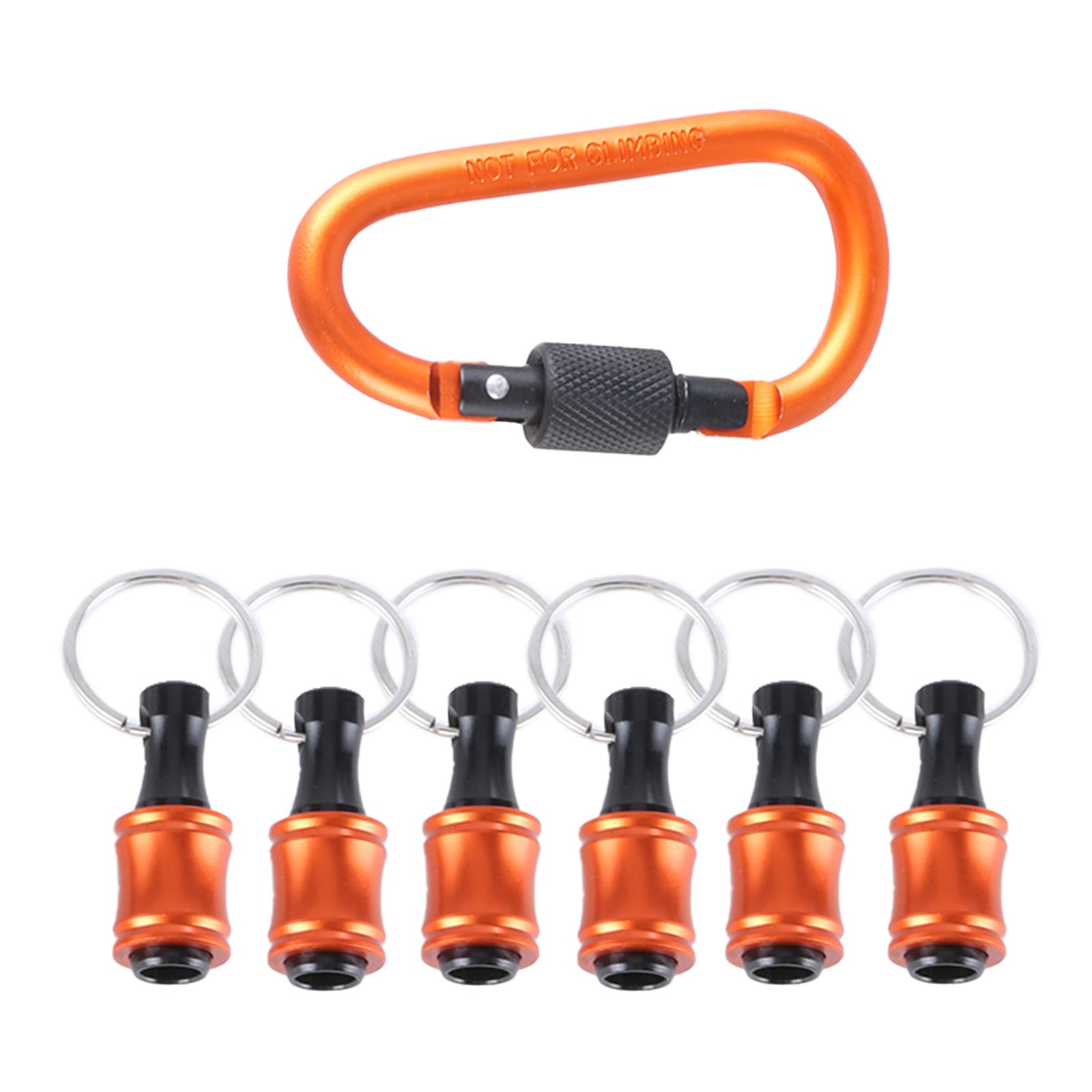 

6 шт. 1/4-дюймовый шестигранный хвостовик отвертки держатель бит удлинитель стержень брелки адаптер для винтов дрель портативный ручной держатель бит