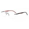 Rimless Square Black Smartbuy Collection Harleigh Wm6501 C1 Fashion Unisex Eyeglasses