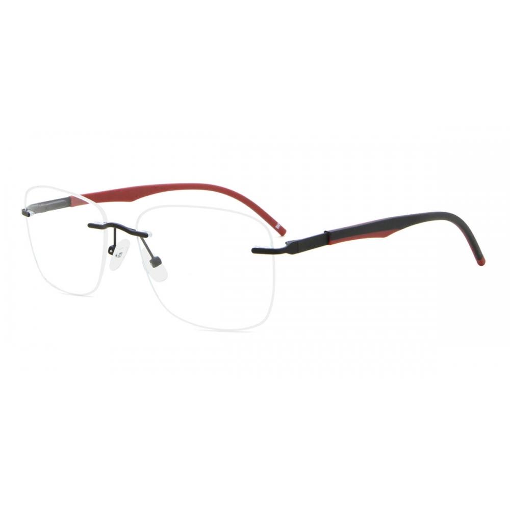 Rimless Square Black Smartbuy Collection Harleigh Wm6501 C1 Fashion Unisex Eyeglasses