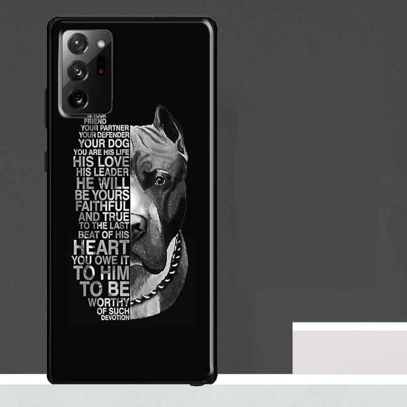 Cute Pit Bull Dog Pitbull Case For Samsung Galaxy S24 Ultra S23 S22 S21 S25 Ultra S9 S10 S20 Plus S25 FE Phone Cover
