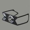 Glasses Pixel Women Men Sunglasses Black Mosaic Sun Glasses