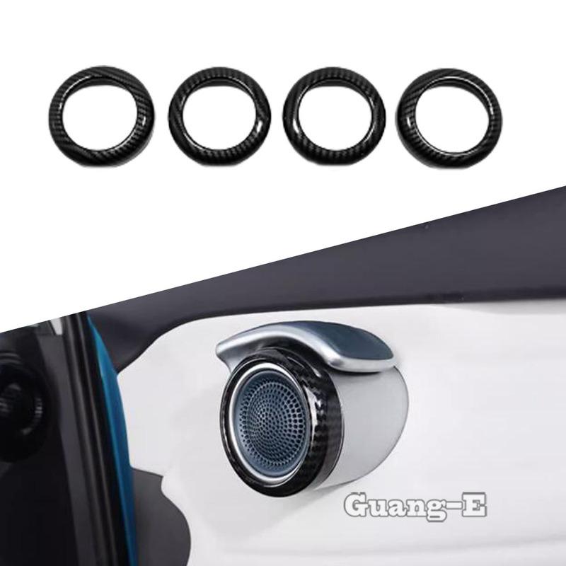 For BYD ATTO3/Yuan Plus   2024 ABS Car Door Horn Speaker Cover Trim Sticker Decoration Frame Auto Interior Accessories