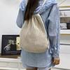 Summer Lightweight Basket Weave Crossbody Bag Stylish Simple Fashion Trend Beach Bag City Casual Style Dual Shoulder Strap