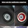 New Aluminum Car Ignition Key Switch Ring Cover Key Hole Circle Stickers for Focus 2 3 4 MK2 MK3 MK4 Kuga Escape Mondeo