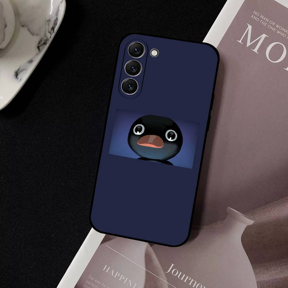Cute P-Pingu Penguin Phone Case For Samsung Galaxy S21 S22 S23 S24ULTRA S25ULTRA FE Ultra Plus5G A52S S26 Soft Cover