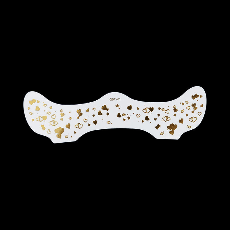 10 Pcs/pack Glitter Freckles Face Tattoo Golden Sparkle Freckle Tattoo Makeup Patches Face Glitter Speckles