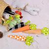 Cloth Carrot Decorations Warm Easter Decor Easter Carrot Ornaments Set for Spring Party Decor Stuffed Fabric for Children