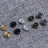 10/24Pcs 5mm Mini Button DIY Doll Clothes Metal Invisible Snap Buckle Doll Clothing Sewing Home Accessories Gifts