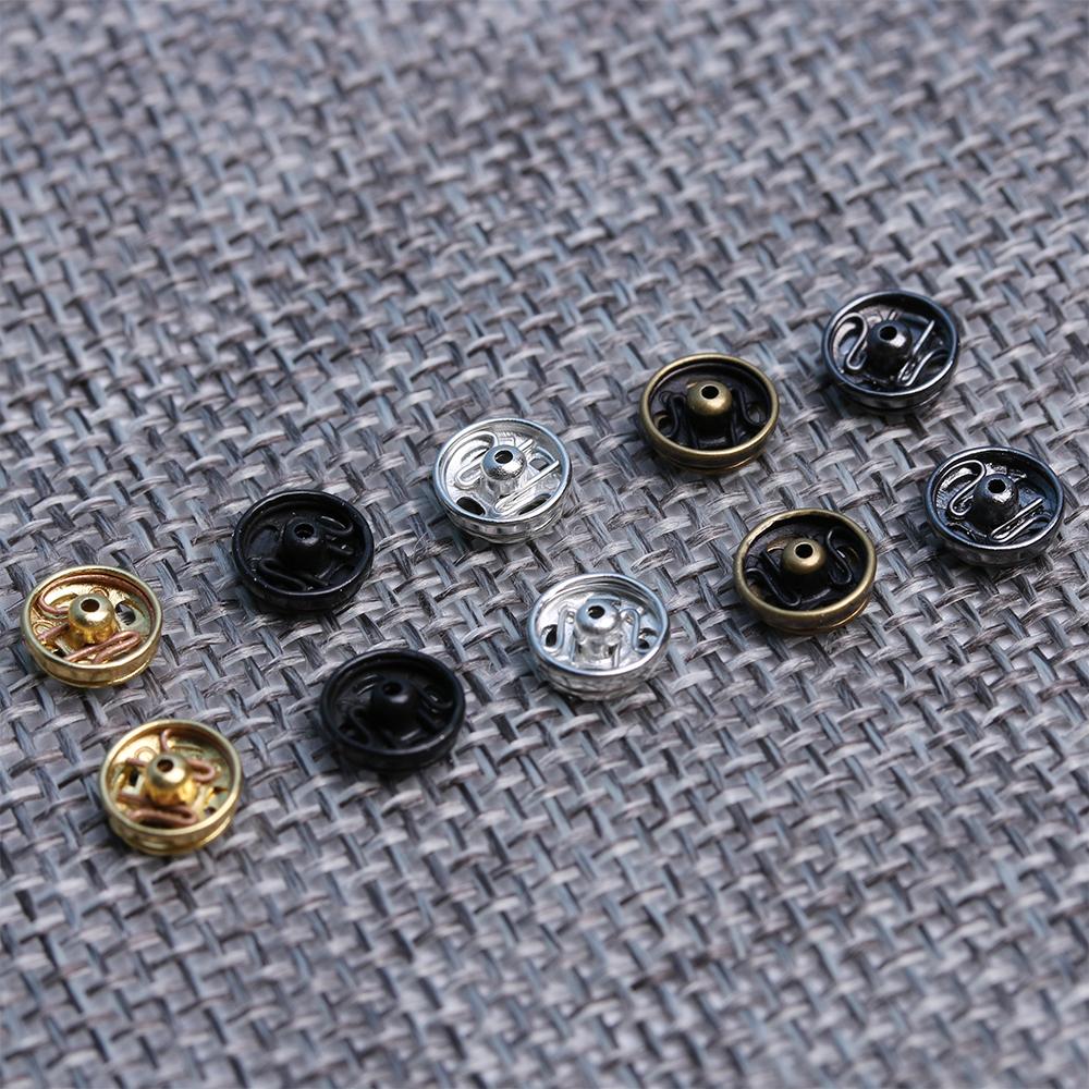 10/24Pcs 5mm Mini Button DIY Doll Clothes Metal Invisible Snap Buckle Doll Clothing Sewing Home Accessories Gifts