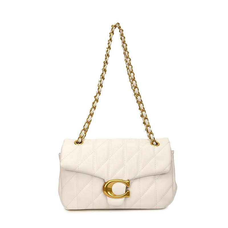 

Корейська Мінімалістична Сумка Кроссбоді з Ланцюжком Аргайл - Модна та Універсальна для Повсякденних Поїздок