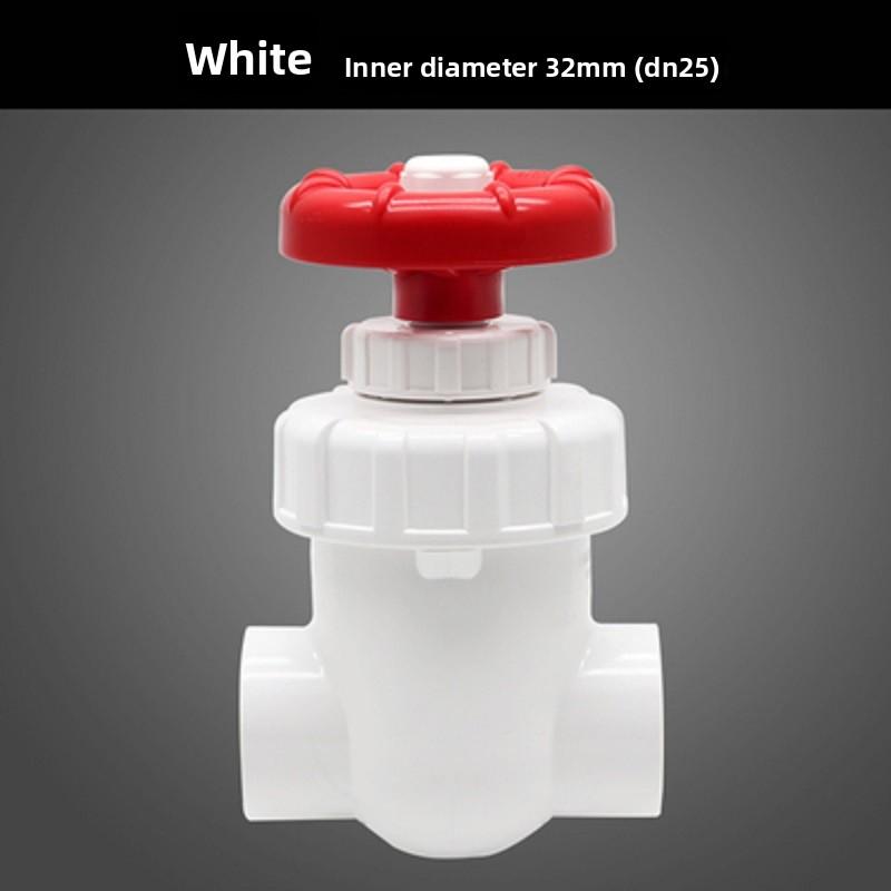20/25/32/40/50/63mm Hi-quality UPVC Gate Valve Garden Irrigation Aquarium Accessories Precision Flow Control PVC Sluice Valve