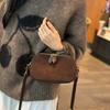 Sac à Bandoulière en Cuir Véritable Daim de Vache pour Femmes Sac Bandoulière Polyvalent en Cuir de Vache Souple Tendance Luxe Designer Féminin