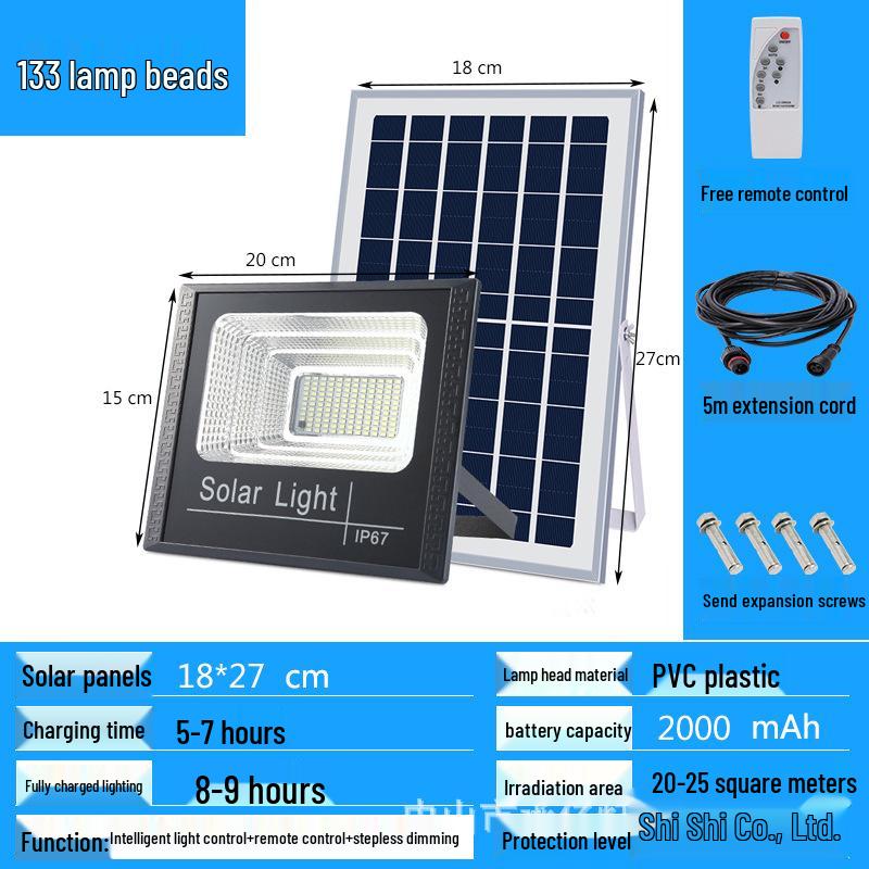 Super Bright Solar Lights for Outdoor Courtyard and Rural Doorways