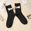 Women's Cute 3D Plush Animal Crew Socks Breathable Cotton Mid-Calf Socks Cartoon Panda Dog Bunny Cat Design Casual Socks for Daily Wear