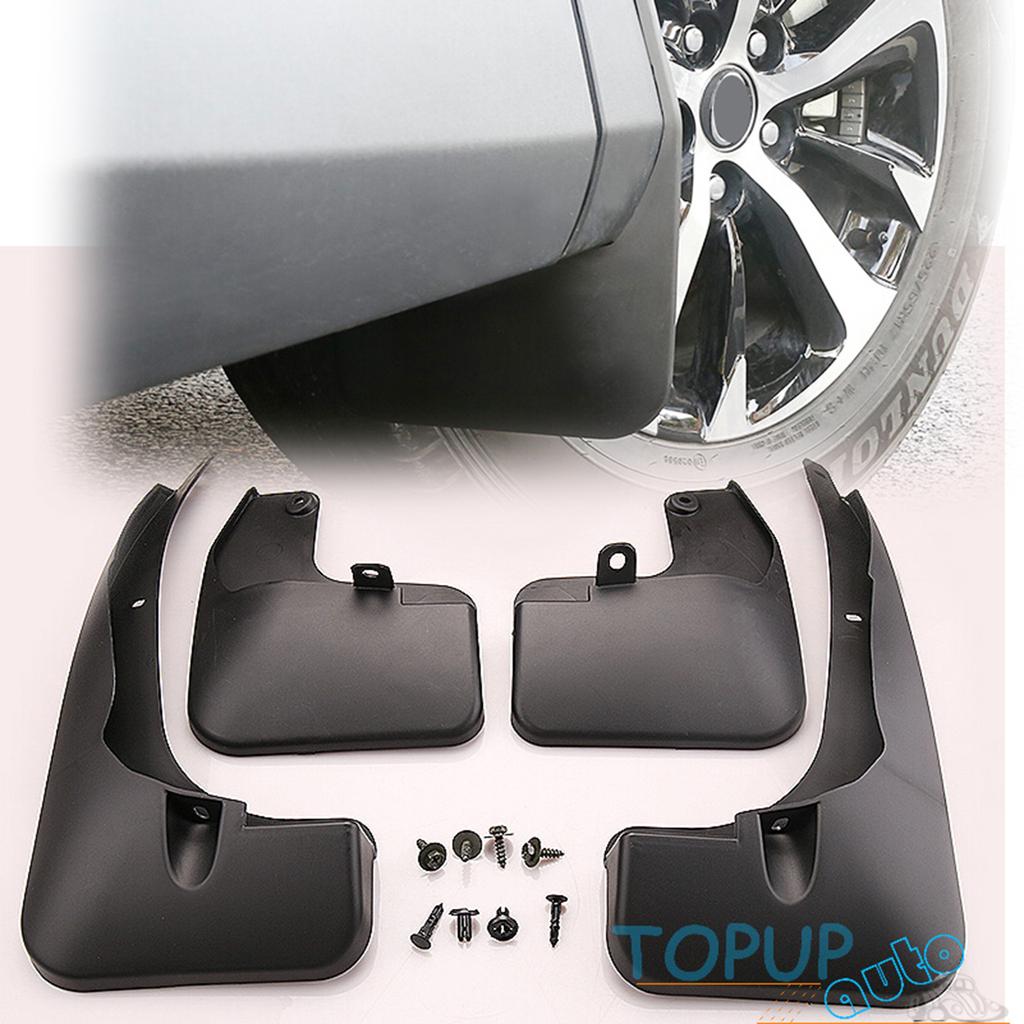 4Pcs Mud Flaps Fits Compatible For Toyota RAV4 2016 2017 2018 Mudflaps Splash Guards Mudguards Fender Liner Front Rear Set Molded Car Rims