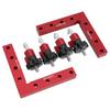 90 Degree Right Angle Positioning Ruler L Shaped Carpenter Panel Fixing Clamp 140x140mm140X140MM