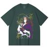 230 Gsm 100% Cotton Demon Slayer V35 Kokushibo Print Unisex Heavy Cotton T Shirt