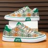 2025 New Sneakers Casual Mens Designer Ethnic Style Board Shoes Fashion Fabric Breathable Increased Internal Flat Platform Shoes
