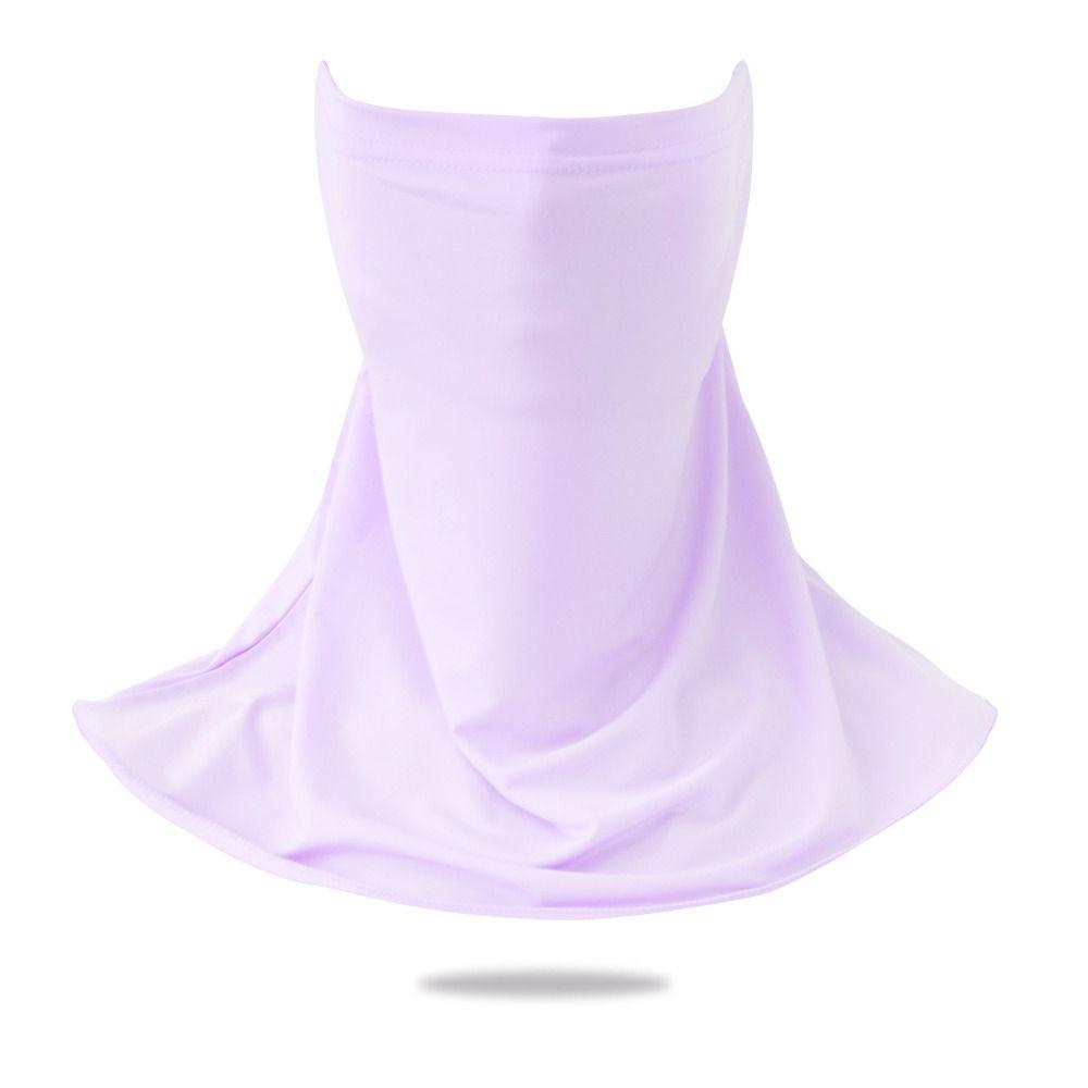 Sun Protection UV Protection Mask Traceless Ice Silk Neck Cover Fashion Face Covering Women